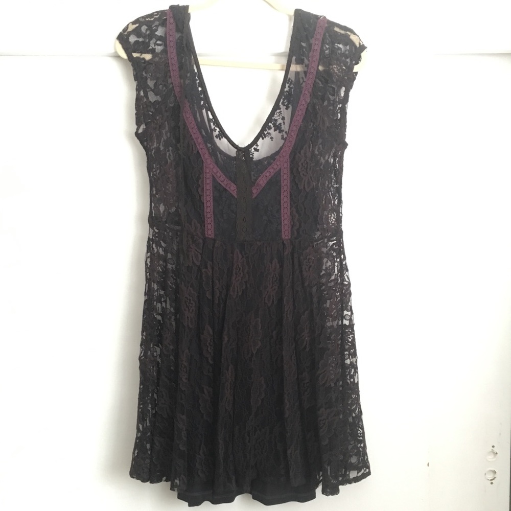Purple Lace Dress